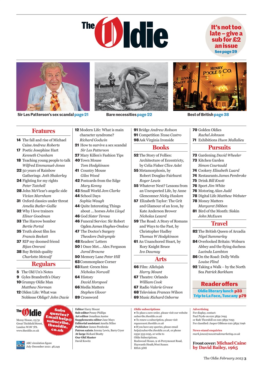 The Oldie Preview Pages