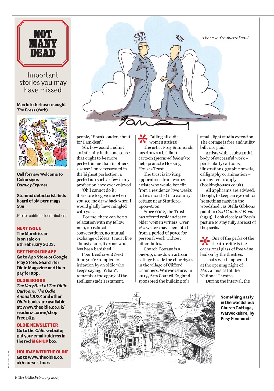 The Oldie Preview Pages