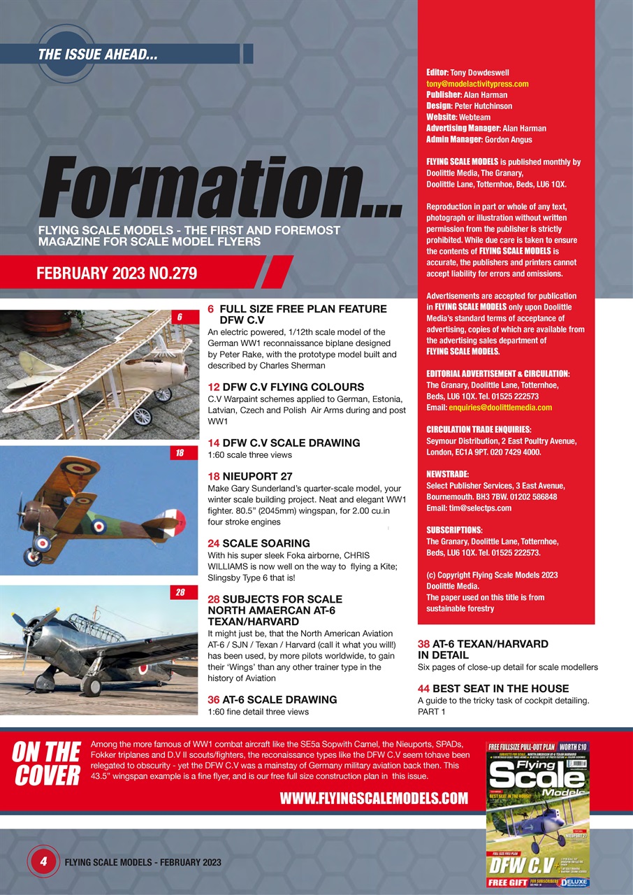 Radio Control Model Flyer Preview Pages