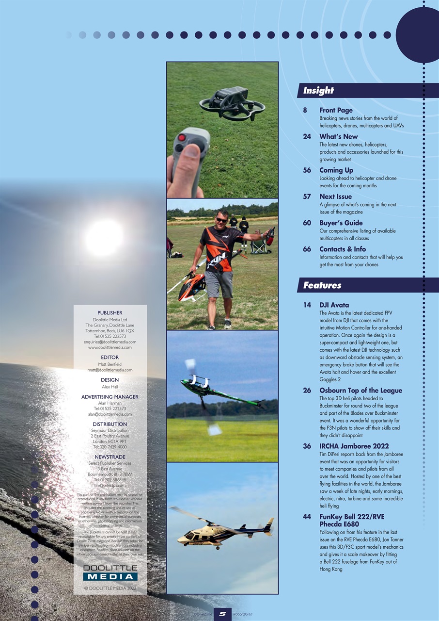 Radio Control DroneZone Preview Pages