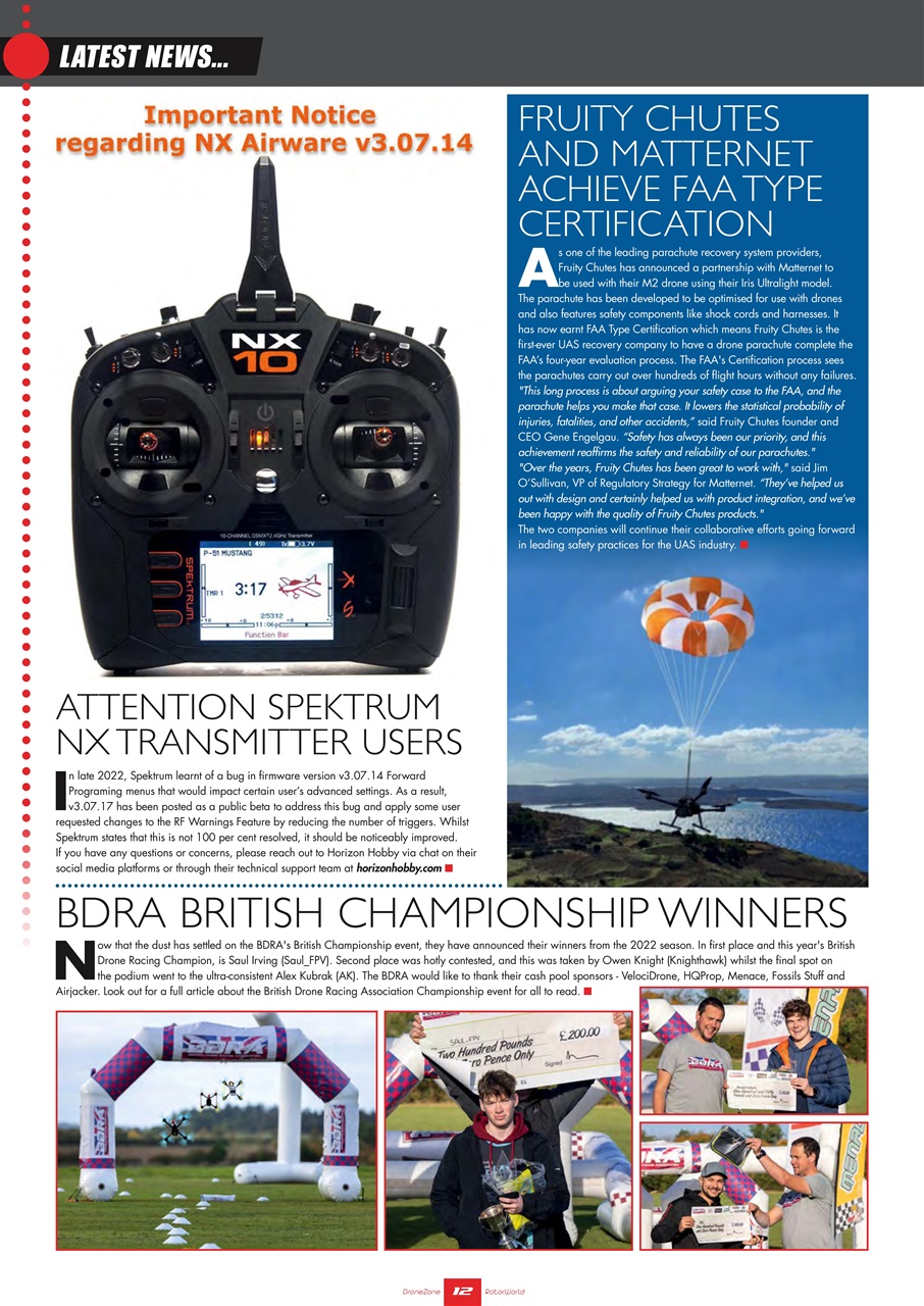 Radio Control DroneZone Preview Pages