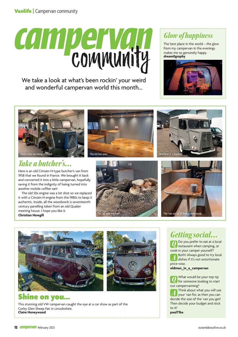 Campervan Preview Pages