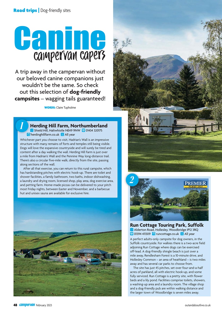 Campervan Preview Pages