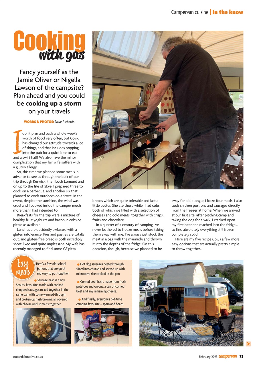 Campervan Preview Pages