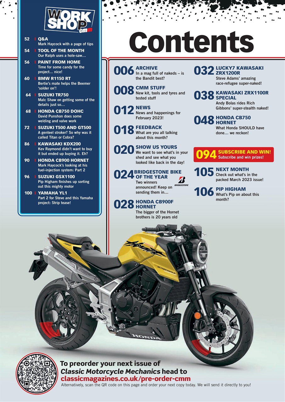 Classic Motorcycle Mechanics Preview Pages