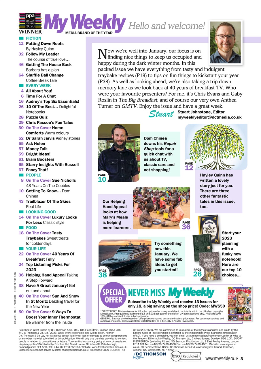 My Weekly Preview Pages