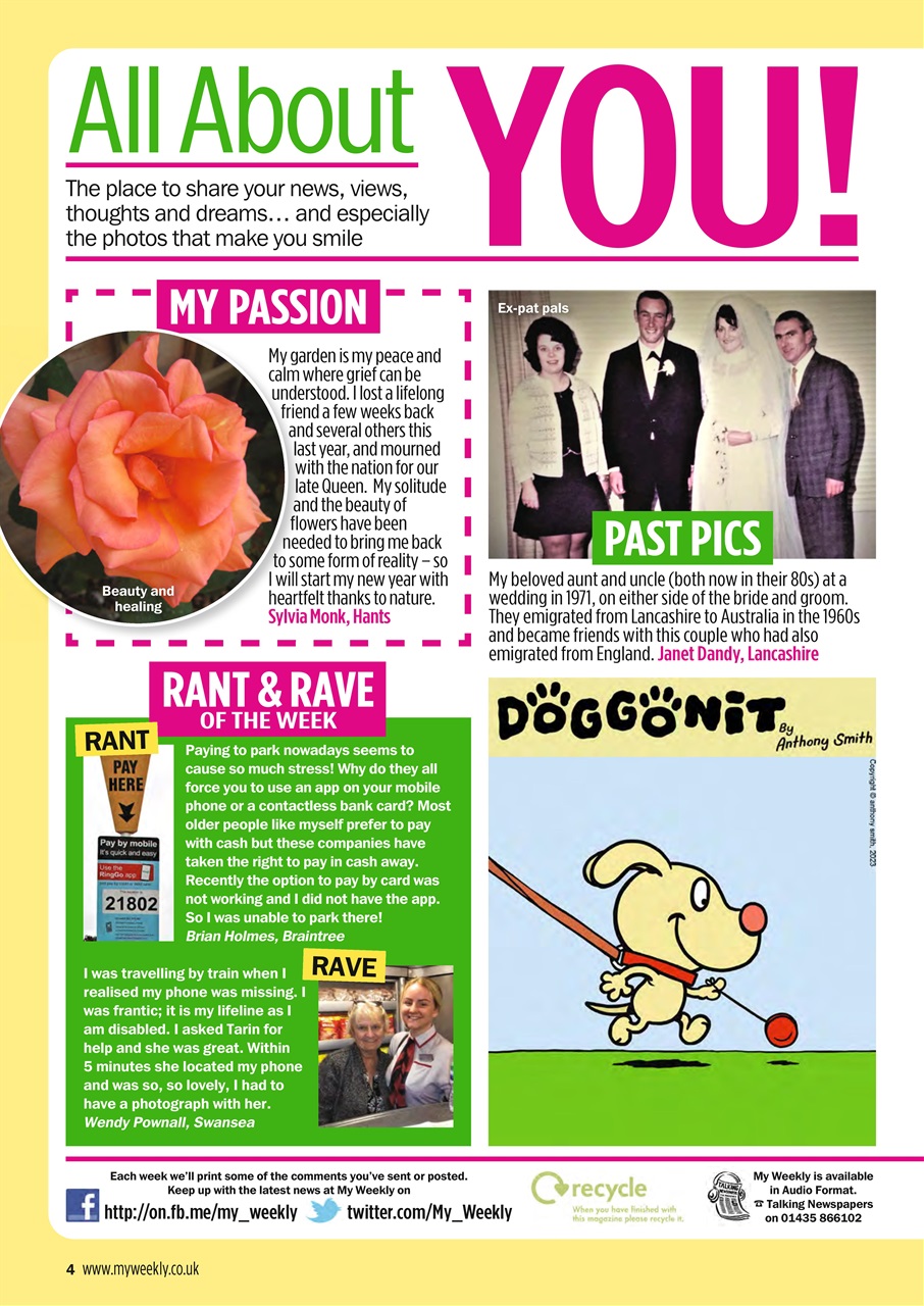 My Weekly Preview Pages