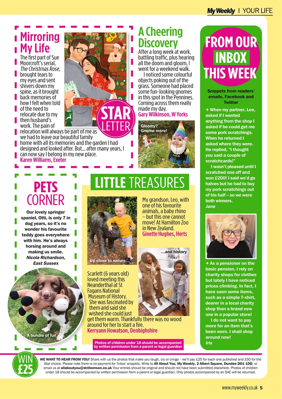 My Weekly Preview Pages