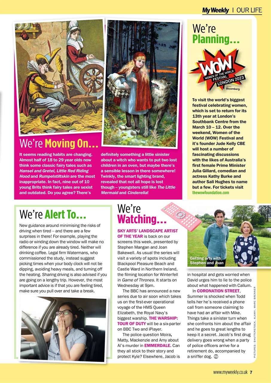 My Weekly Preview Pages