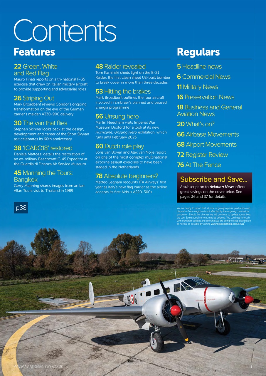 Aviation News Preview Pages
