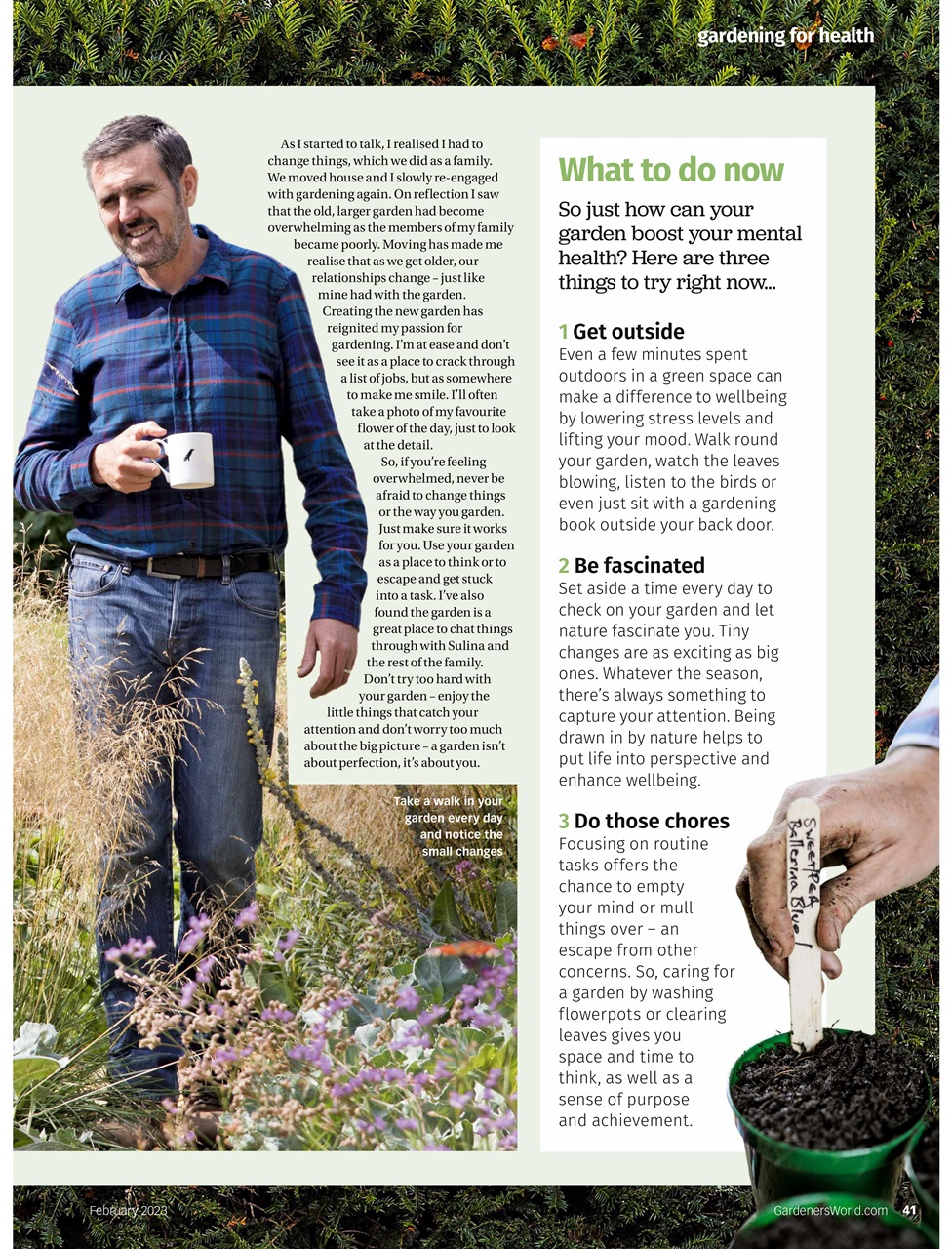 BBC Gardeners’ World Magazine Preview Pages