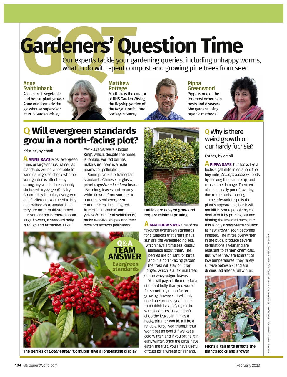 BBC Gardeners’ World Magazine Preview Pages