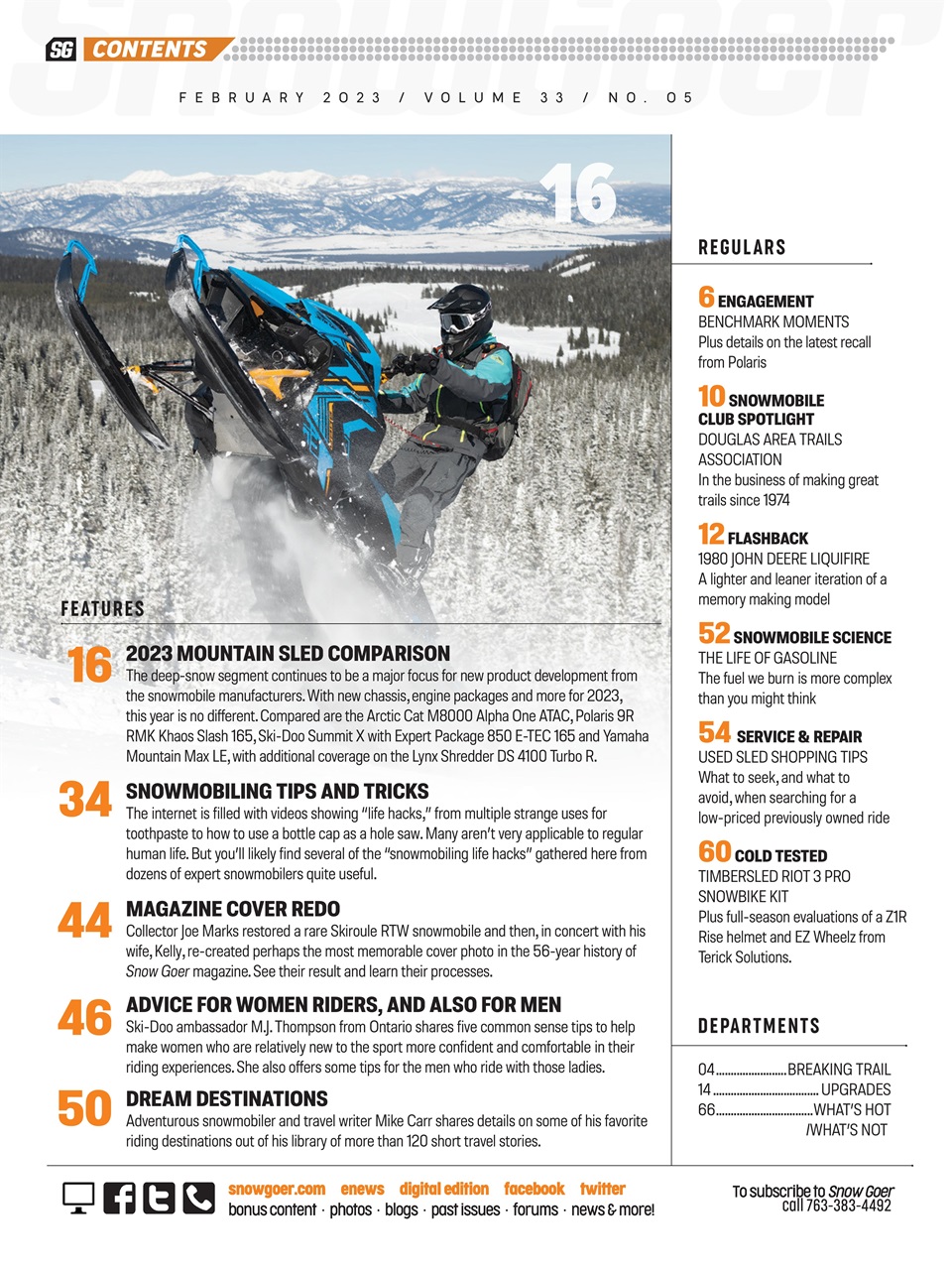 SnowGoer Preview Pages