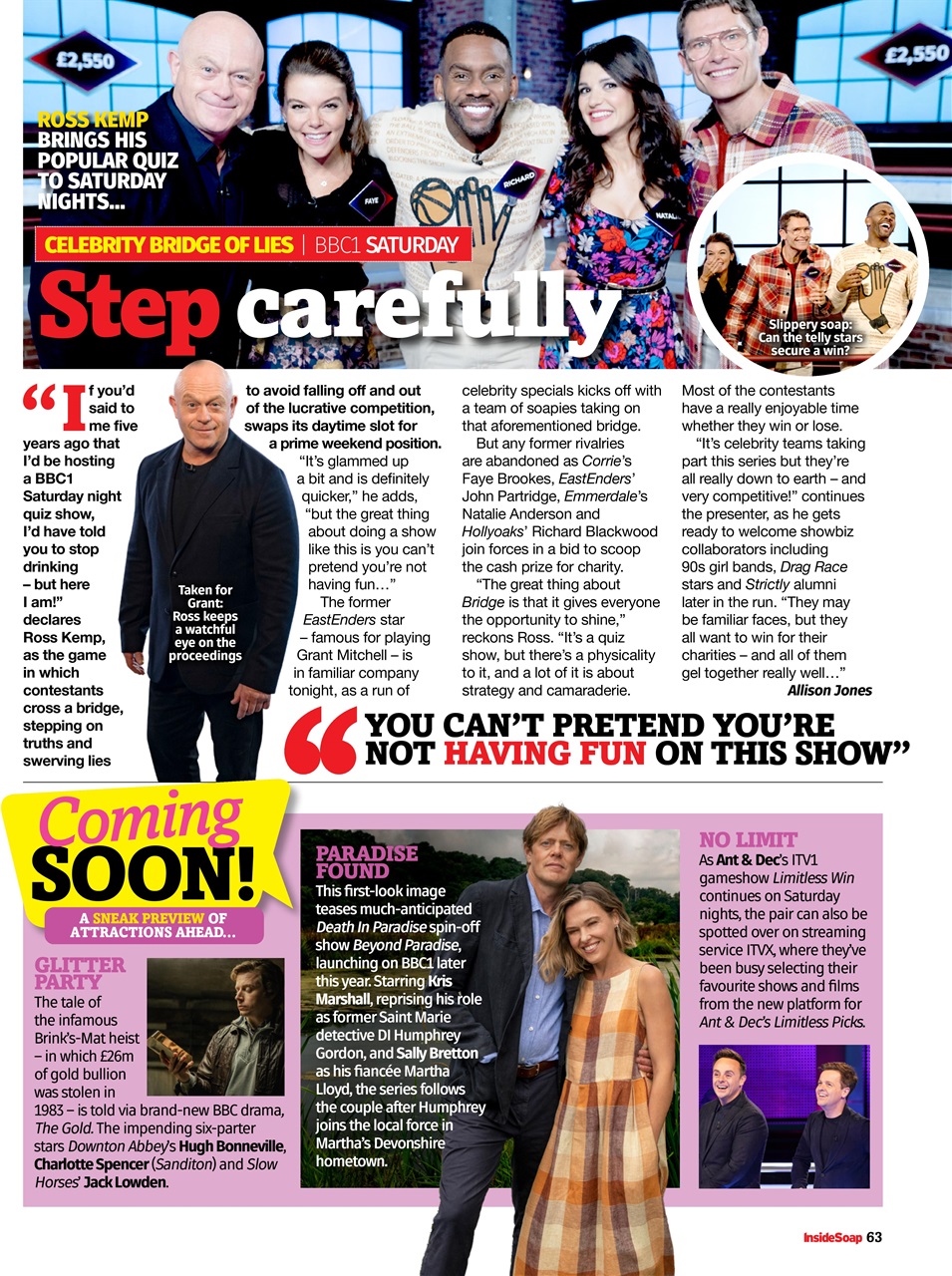 Inside Soap Preview Pages
