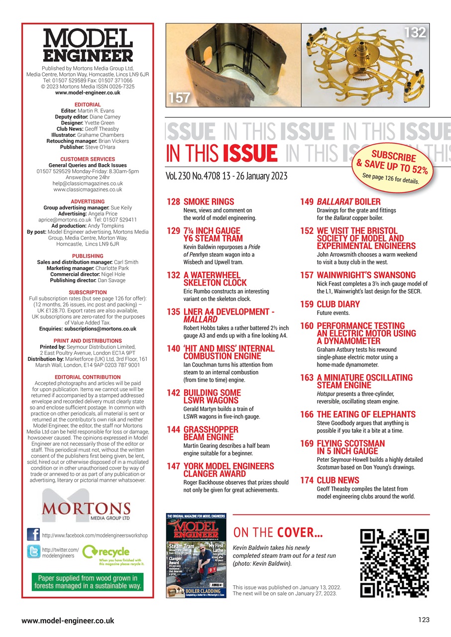 Model Engineer Preview Pages