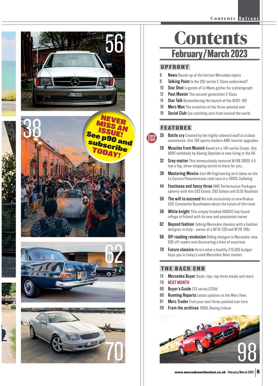 Mercedes Enthusiast Preview Pages