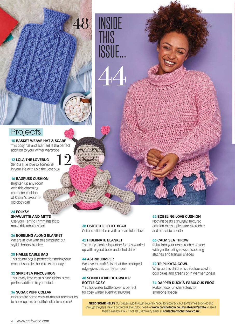 Crochet Now Magazine Preview Pages