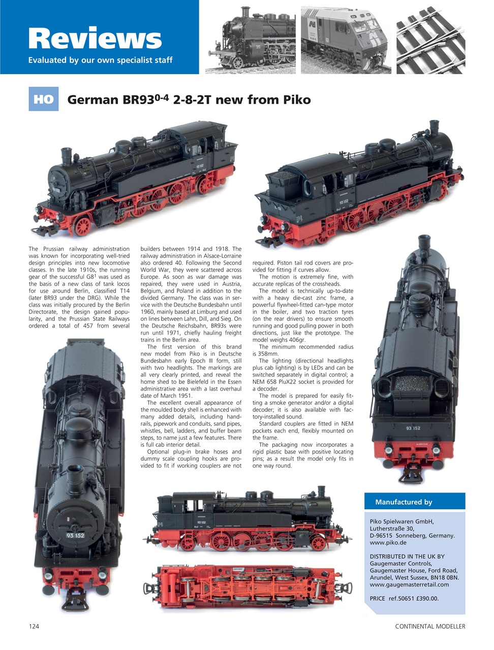 Continental Modeller Preview Pages