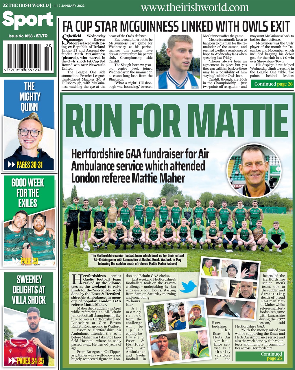 Irish World Preview Pages