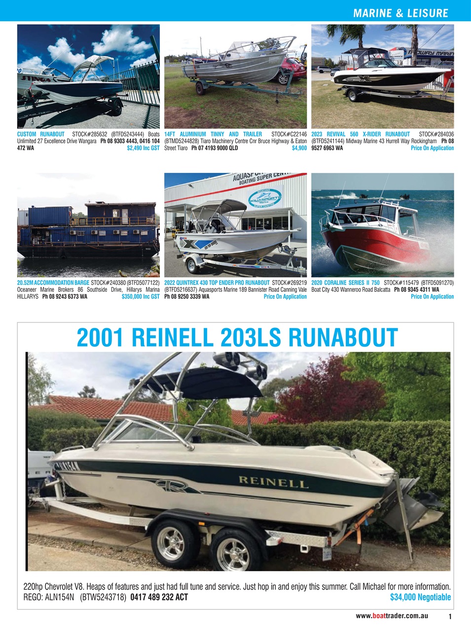 Boat Trader Australia Preview Pages