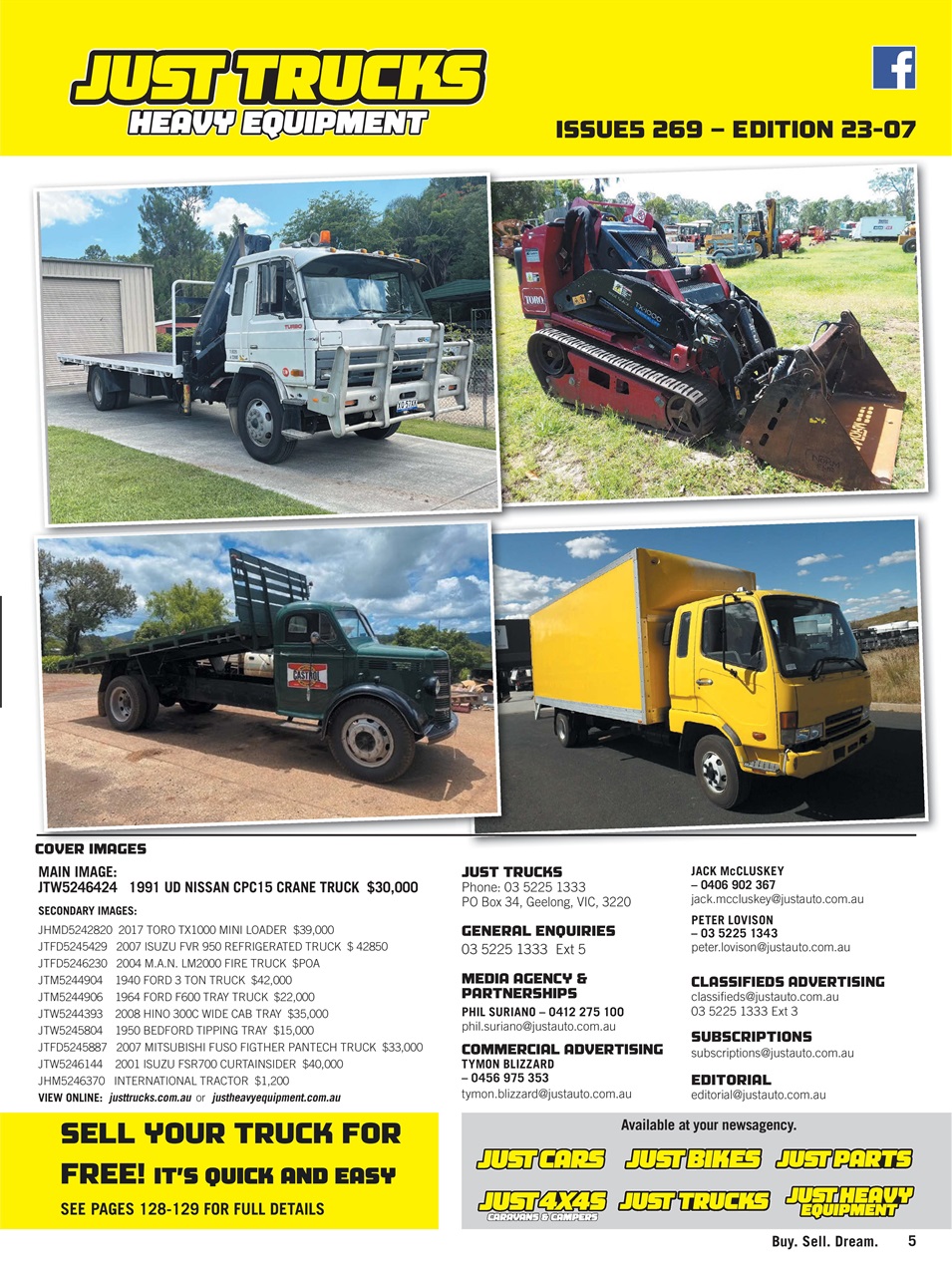 JUST TRUCKS Preview Pages