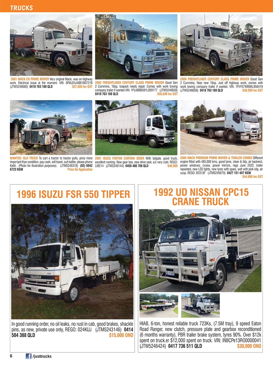 JUST TRUCKS Preview Pages