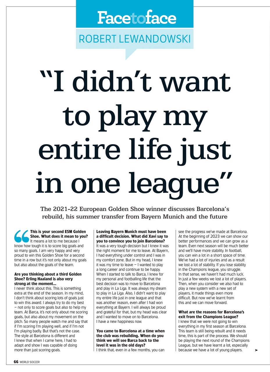 World Soccer Preview Pages