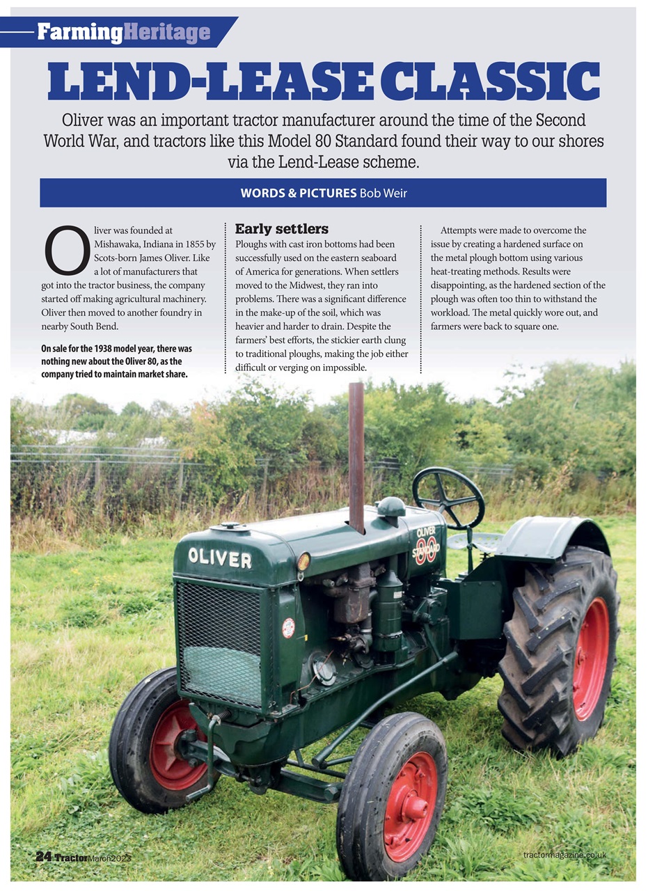 Tractor & Farming Heritage Magazine Preview Pages