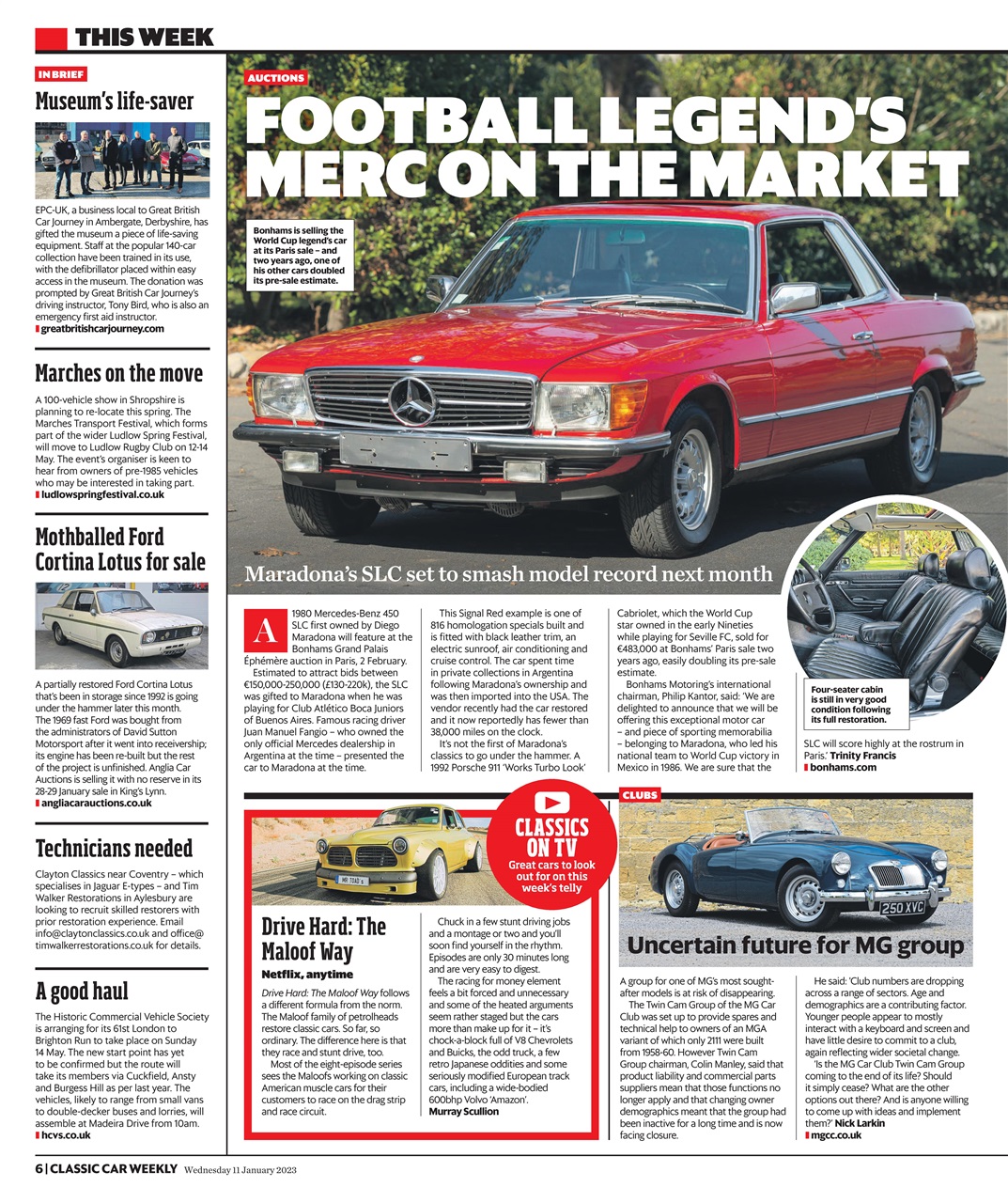 Classic Car Weekly Preview Pages