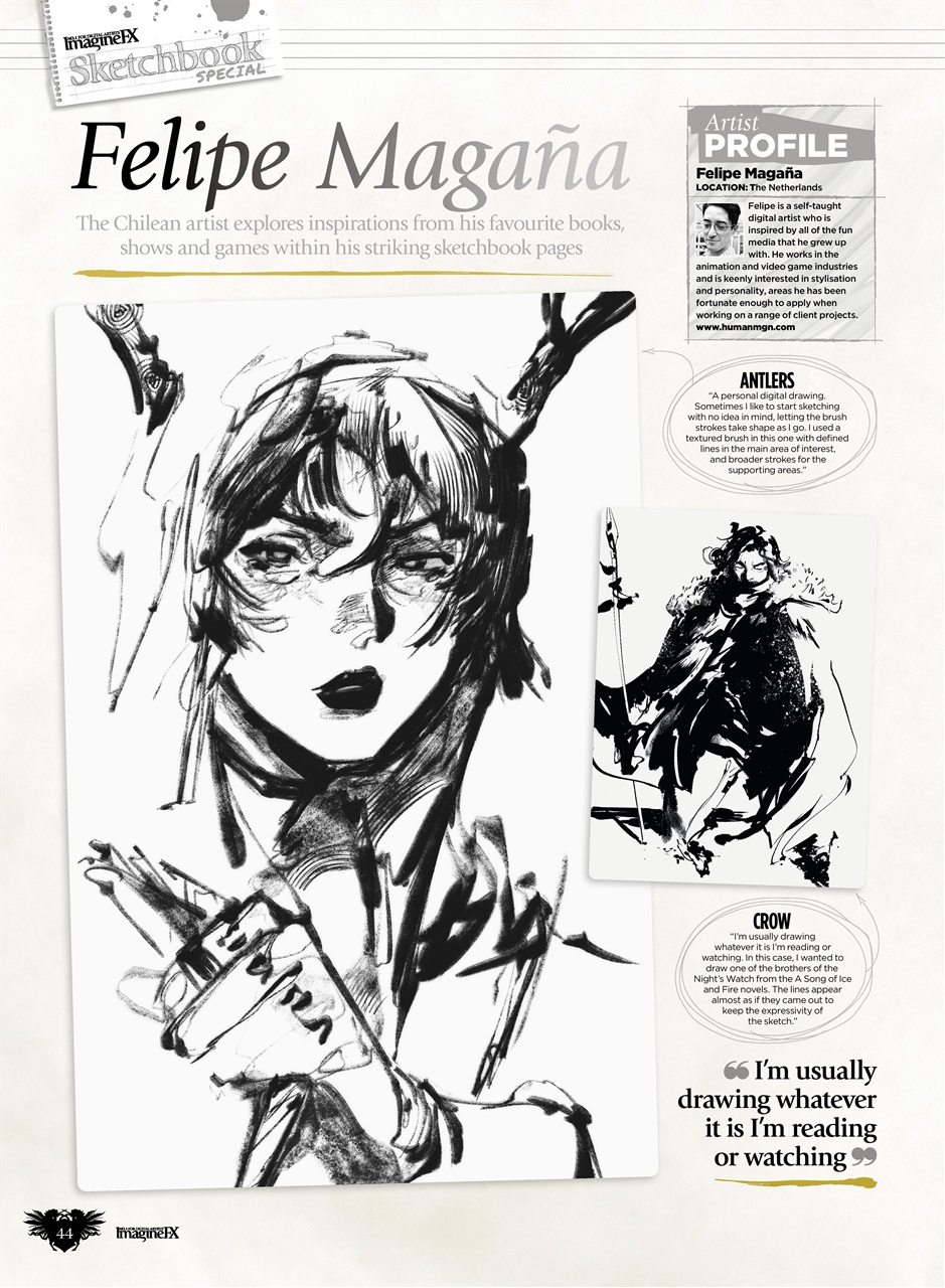 ImagineFX Preview Pages