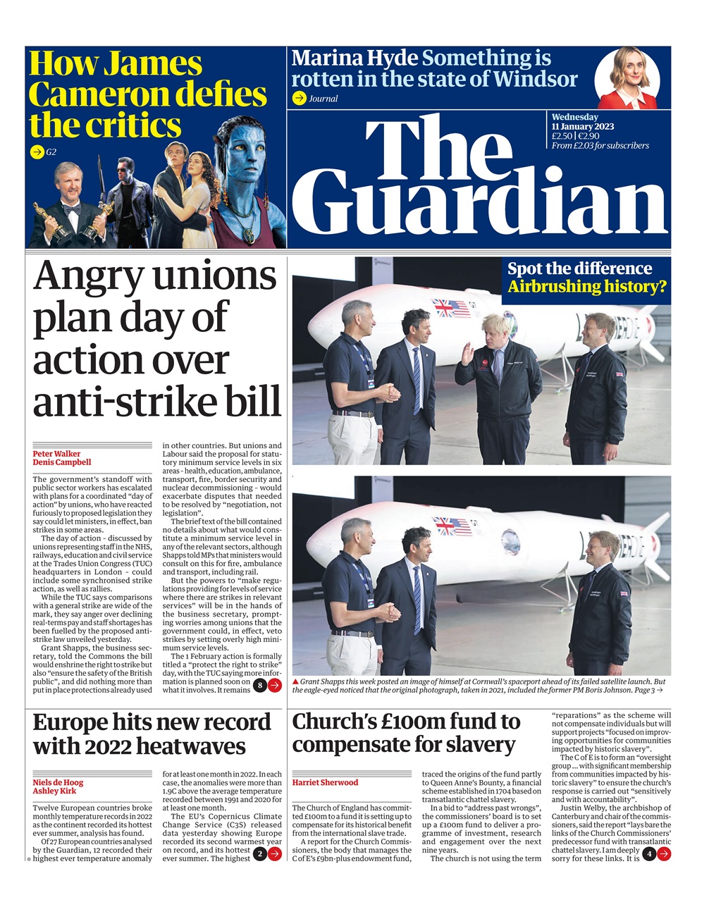 The Guardian Newspaper Preview Pages