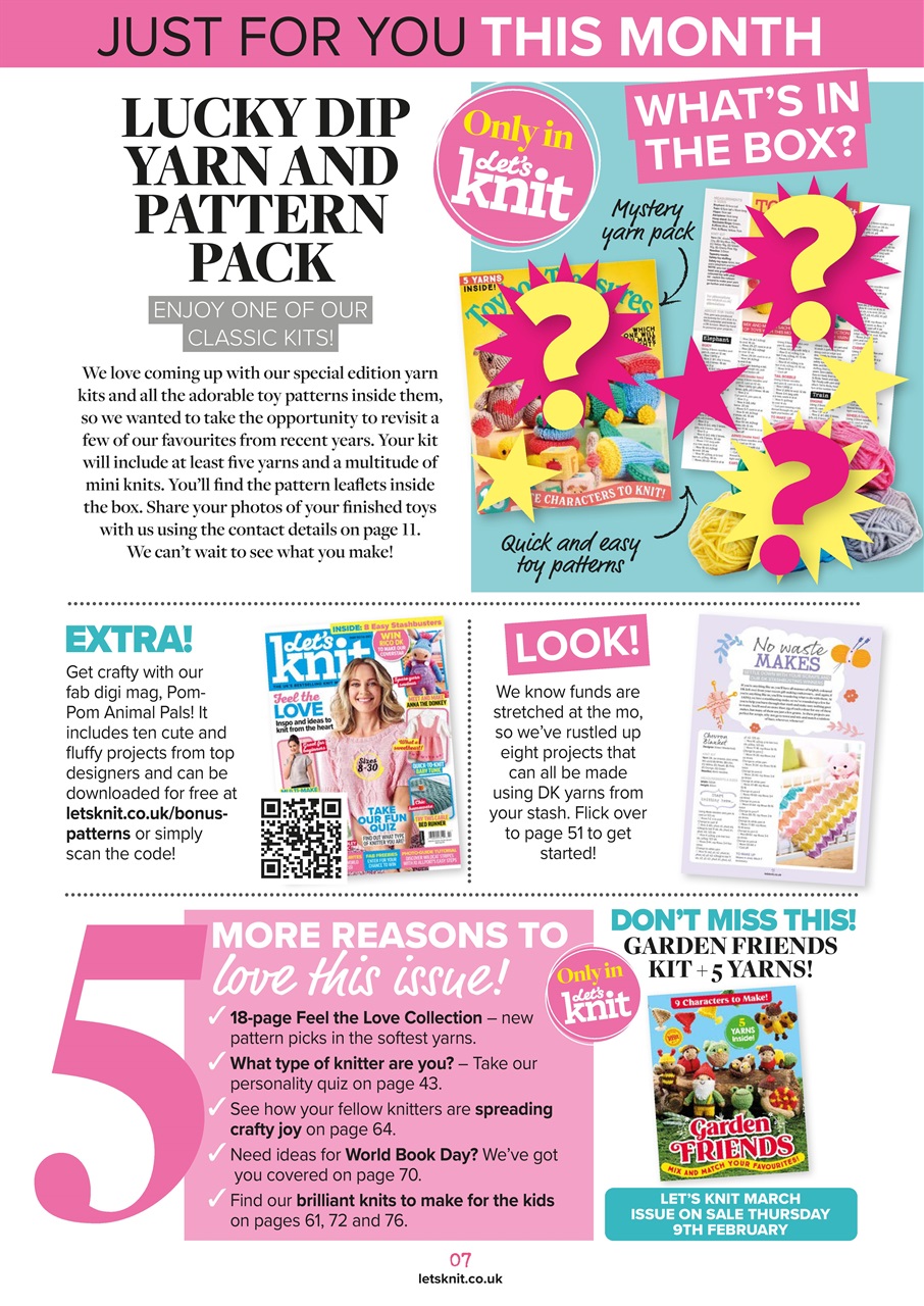 Let's Knit Preview Pages