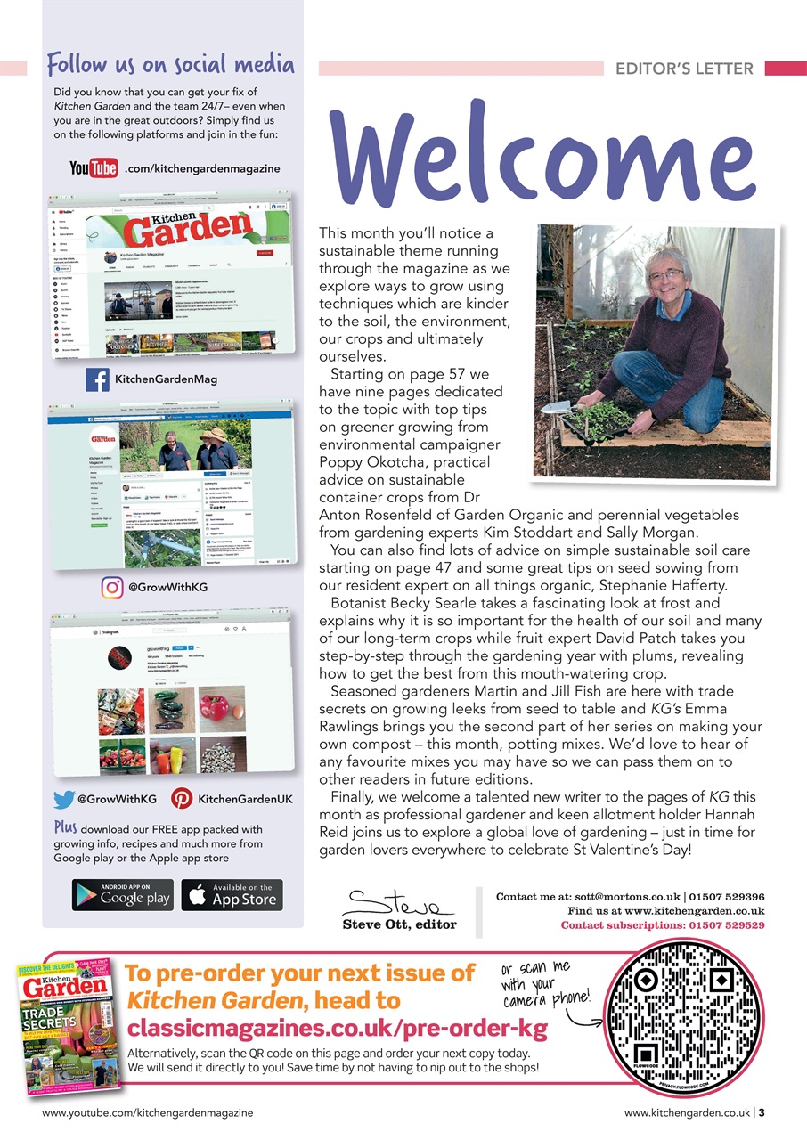 Kitchen Garden Magazine Preview Pages