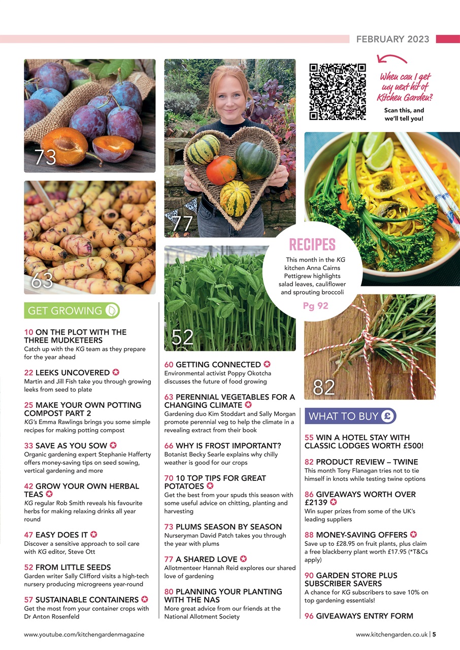 Kitchen Garden Magazine Preview Pages