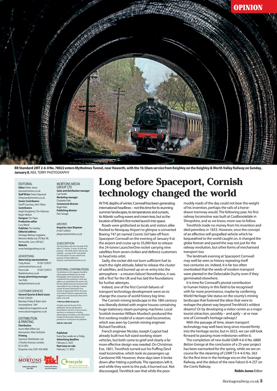 Heritage Railway Preview Pages