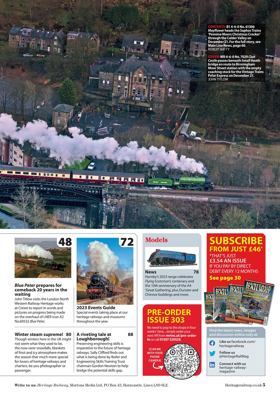 Heritage Railway Preview Pages