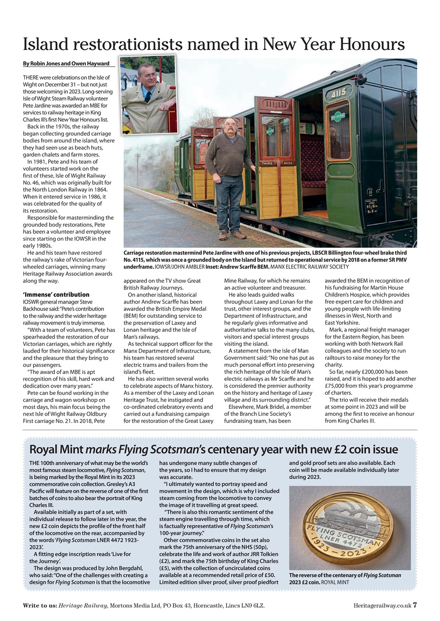 Heritage Railway Preview Pages
