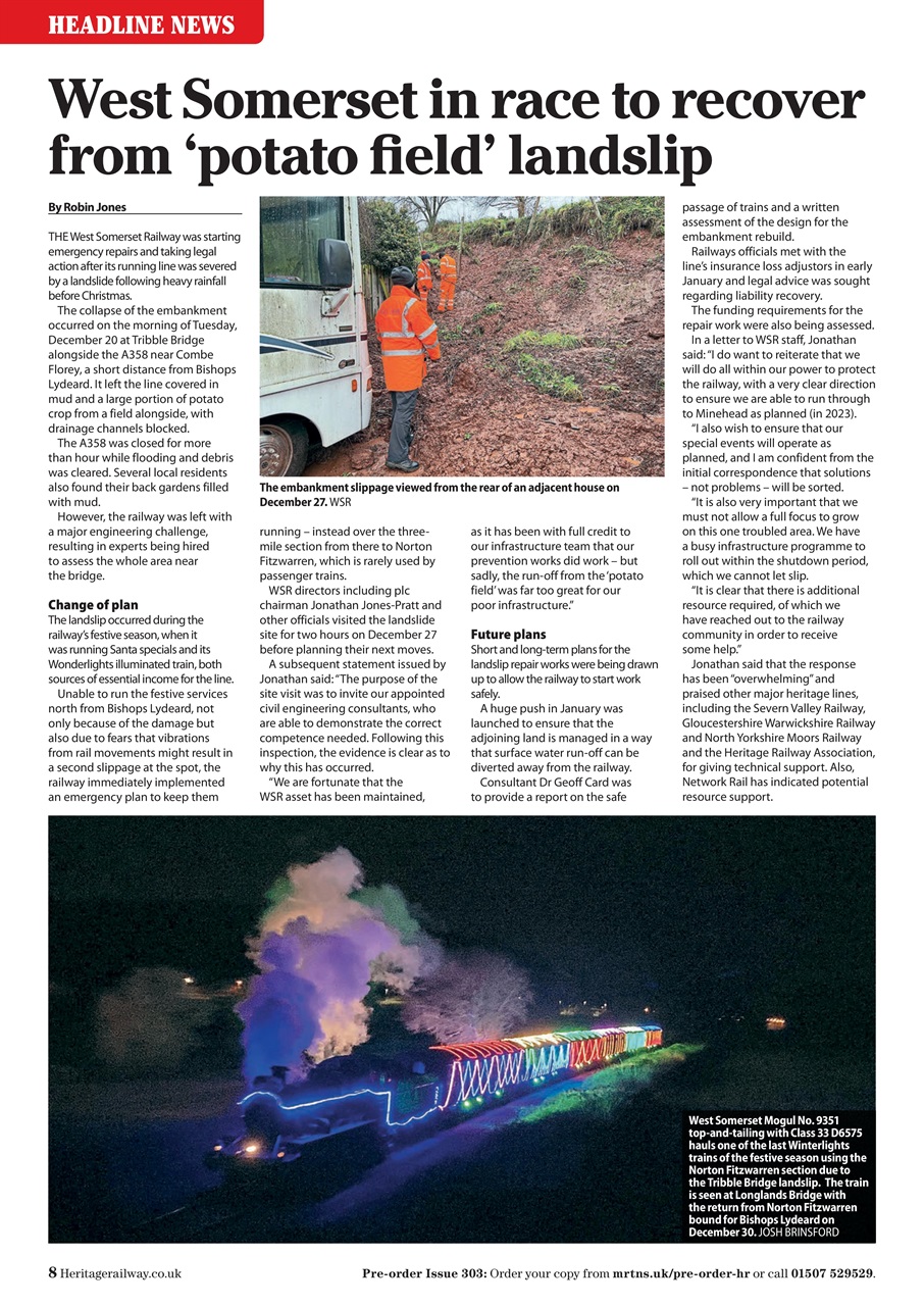 Heritage Railway Preview Pages