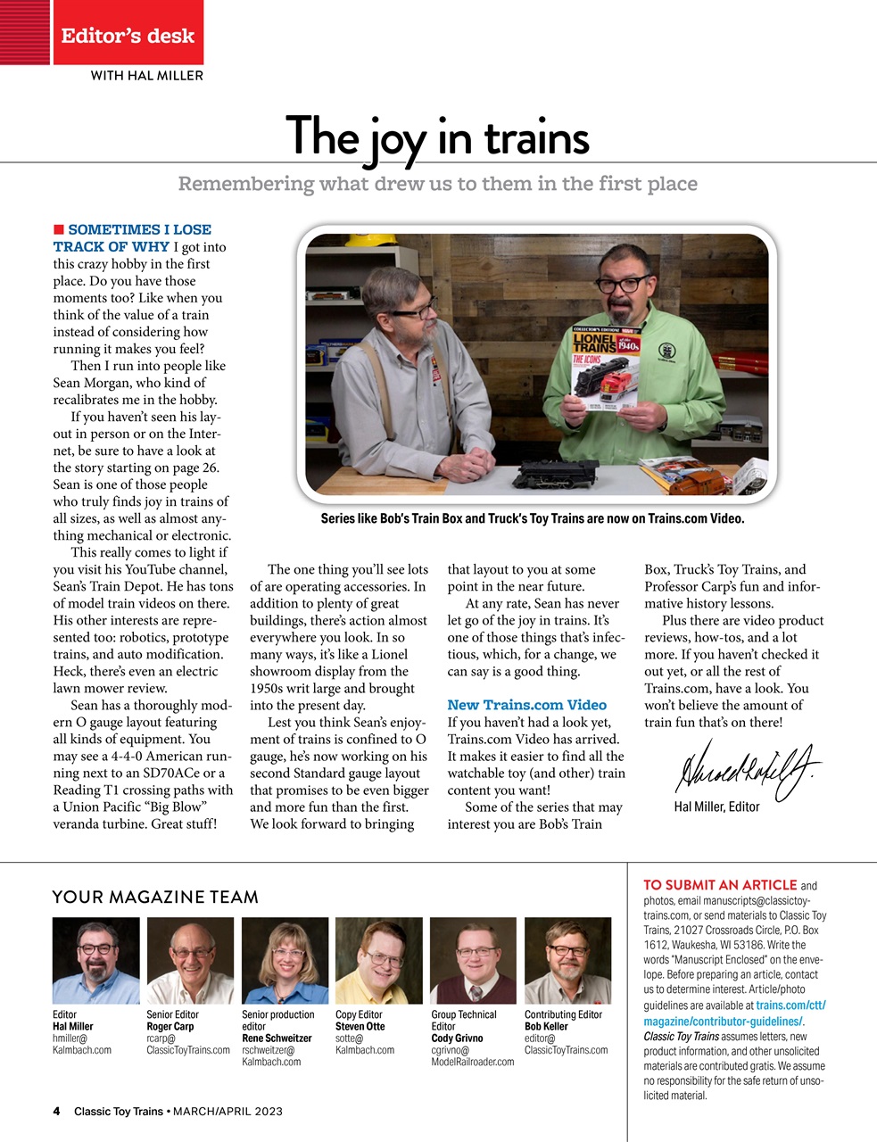 Classic Toy Trains Preview Pages