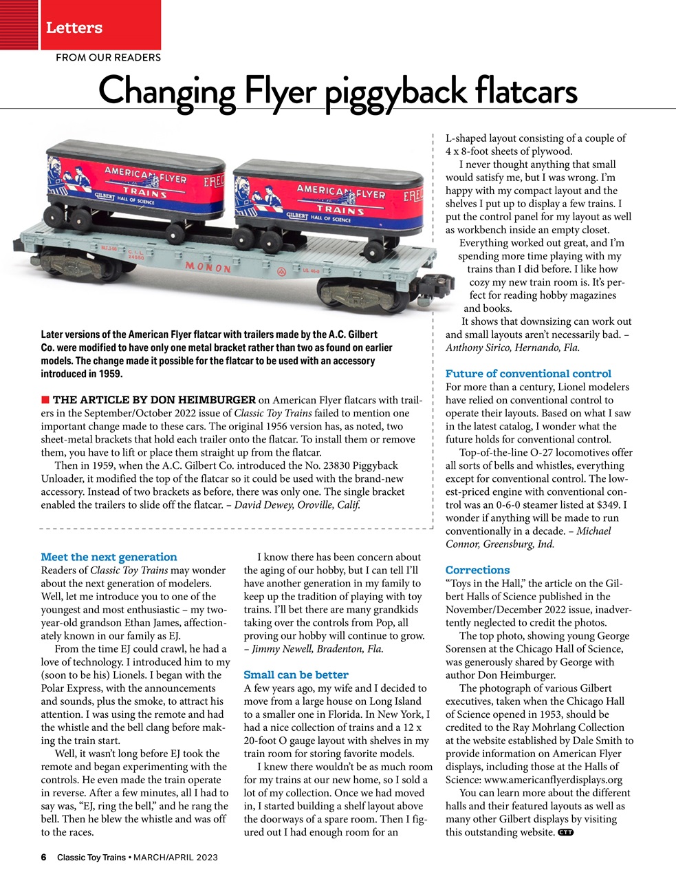 Classic Toy Trains Preview Pages