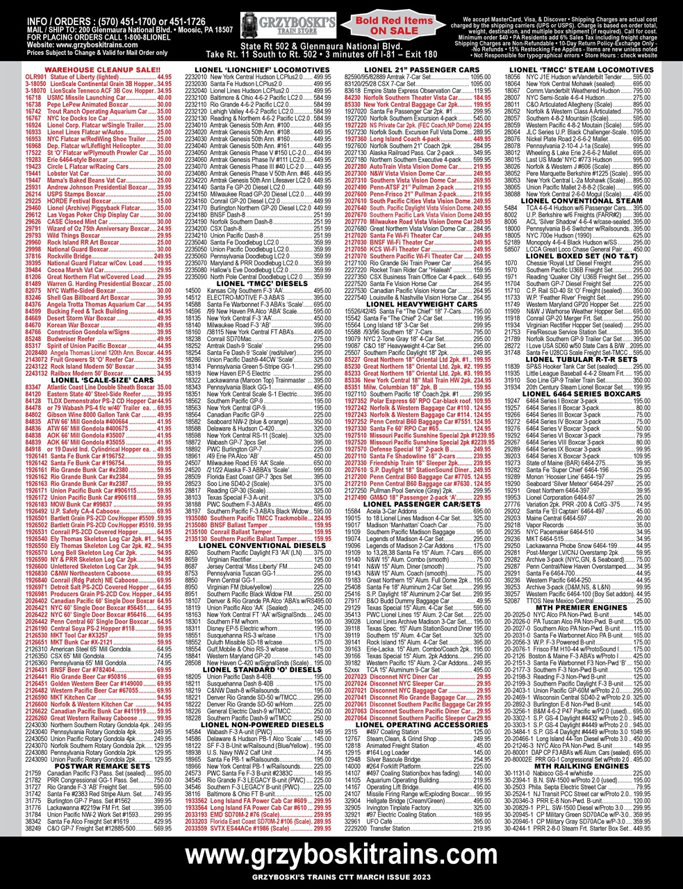 Classic Toy Trains Preview Pages