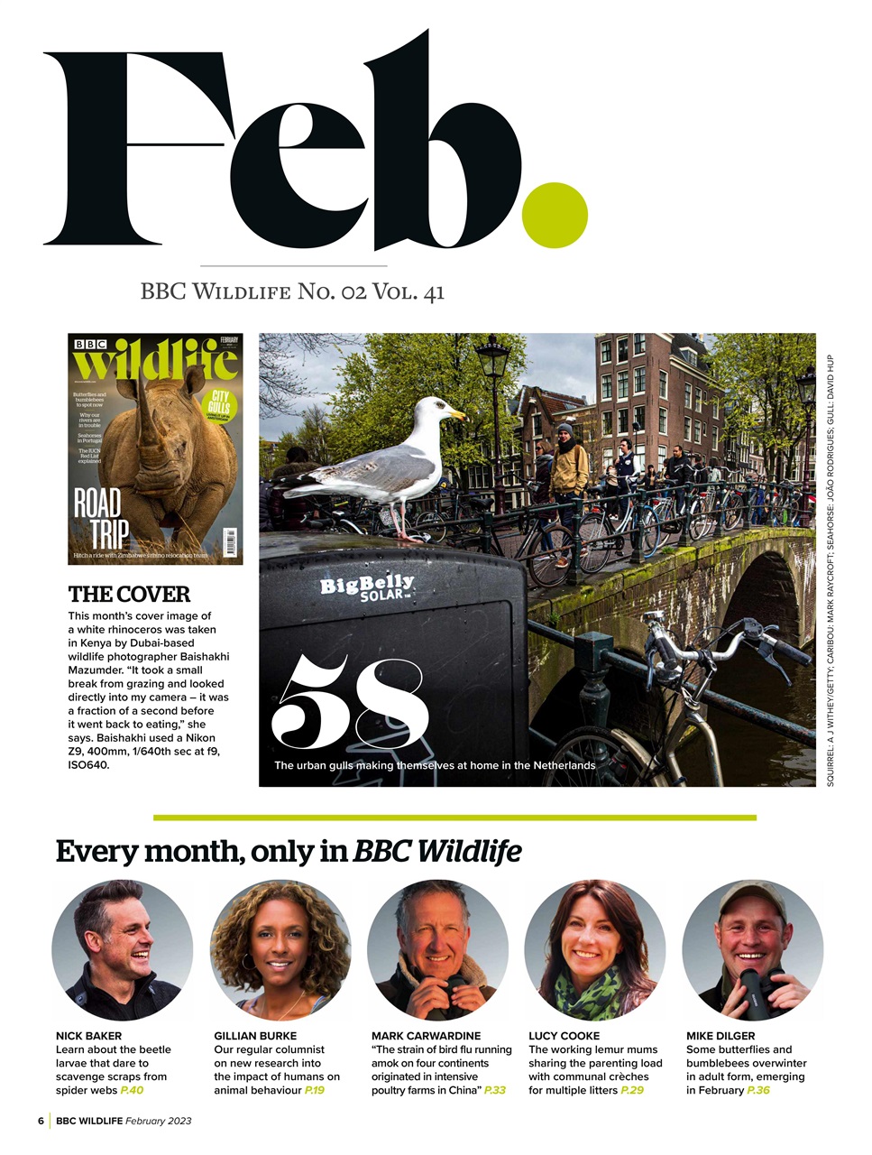 BBC Wildlife Magazine Preview Pages