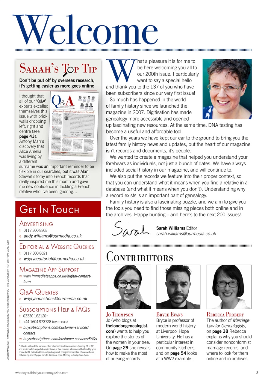 Who Do You Think You Are? Preview Pages