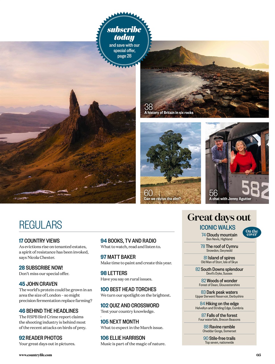 BBC Countryfile Magazine Preview Pages