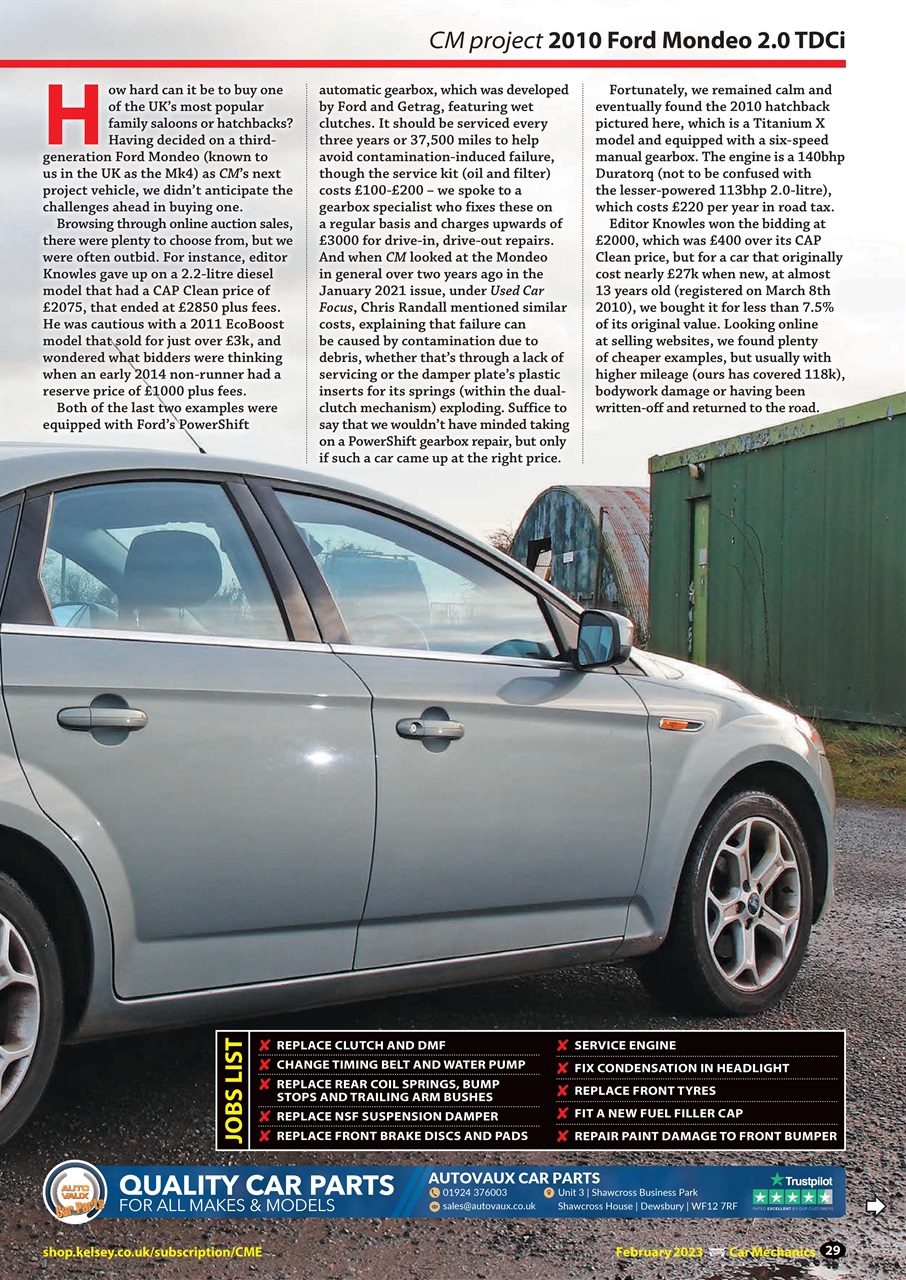 Car Mechanics Preview Pages