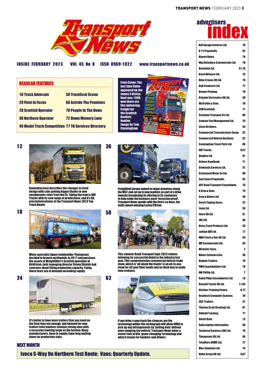 Transport News Preview Pages
