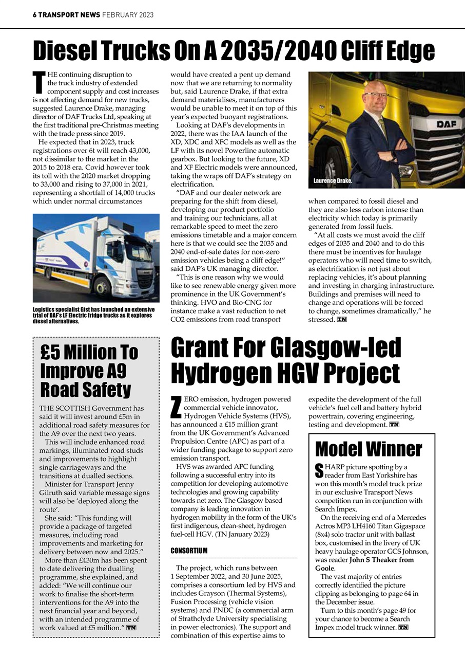 Transport News Preview Pages