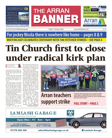 Arran Banner issue 13-Jan-2023