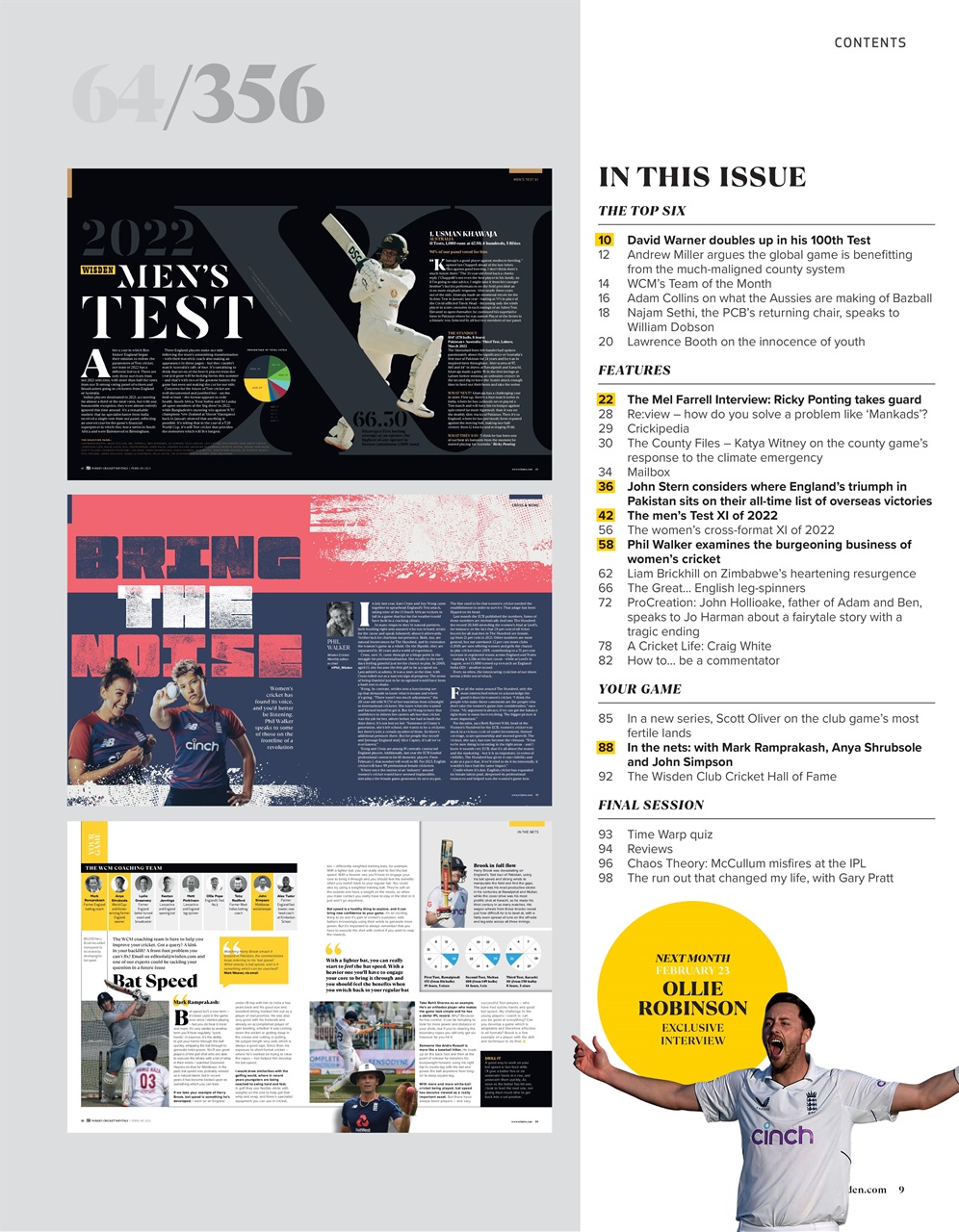 Wisden Cricket Monthly Preview Pages