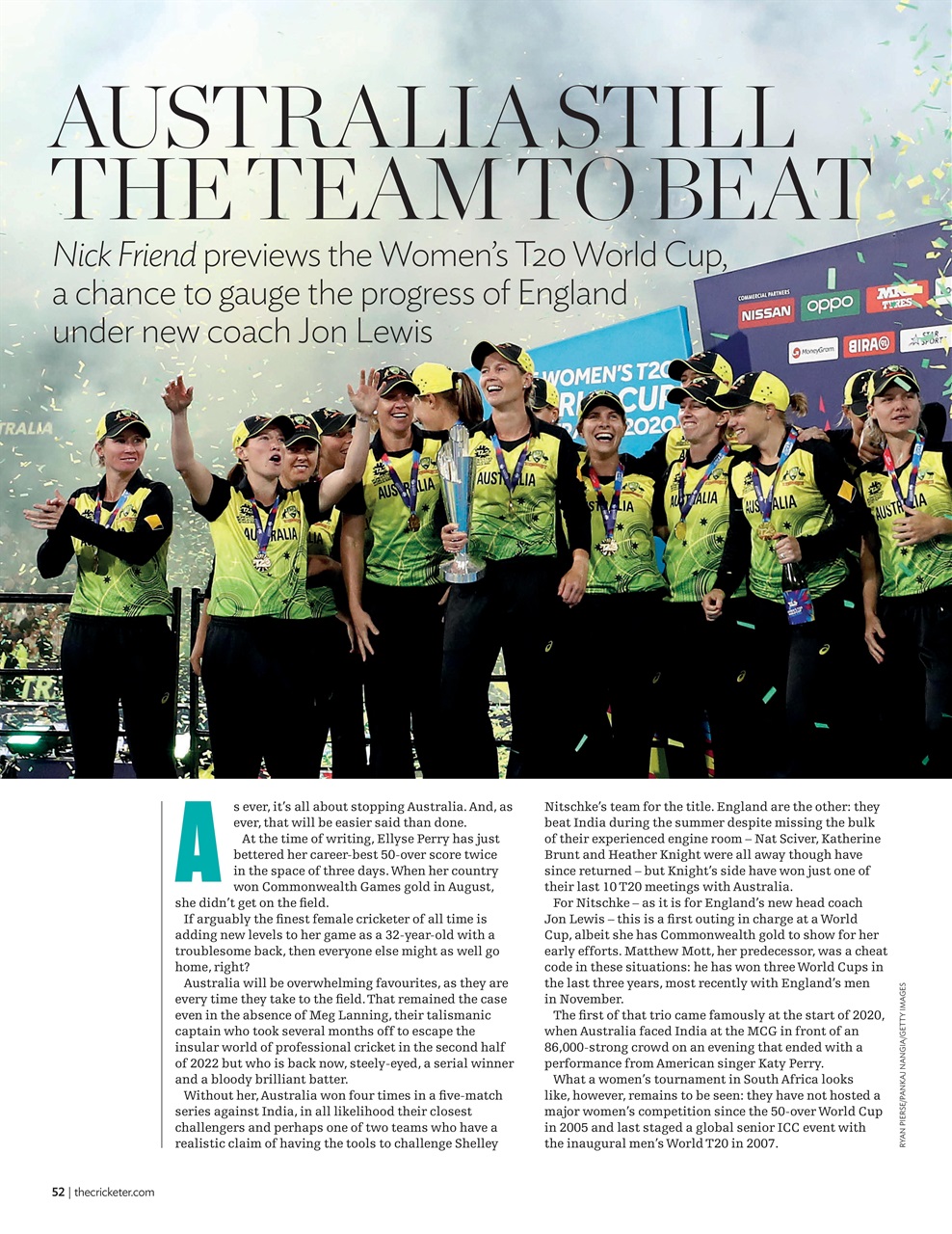 The Cricketer Magazine Preview Pages